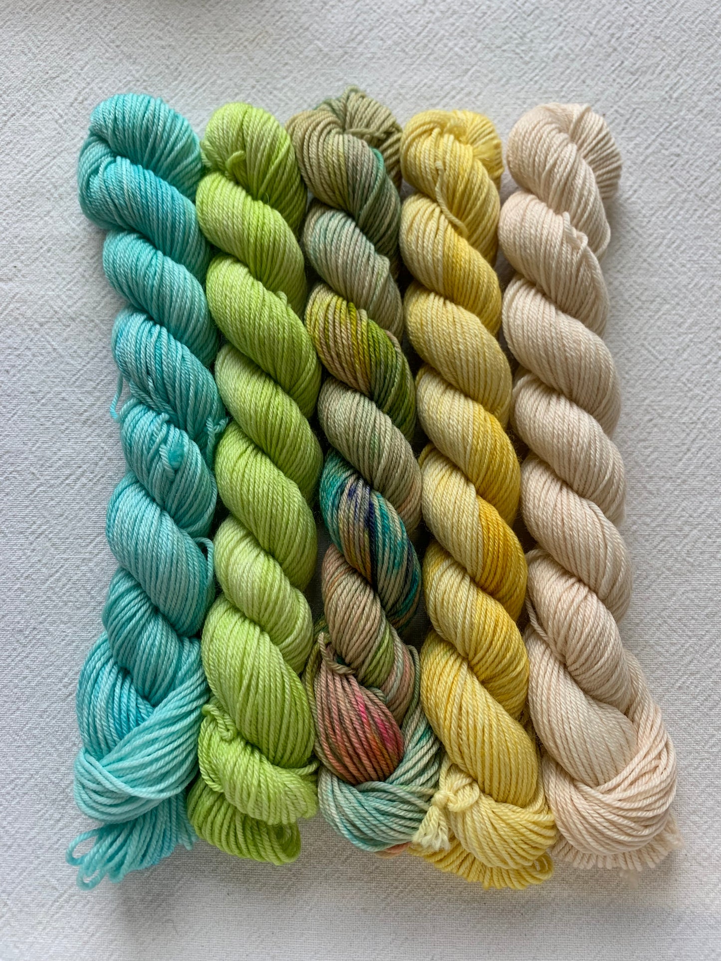 watercolors mini skein sets