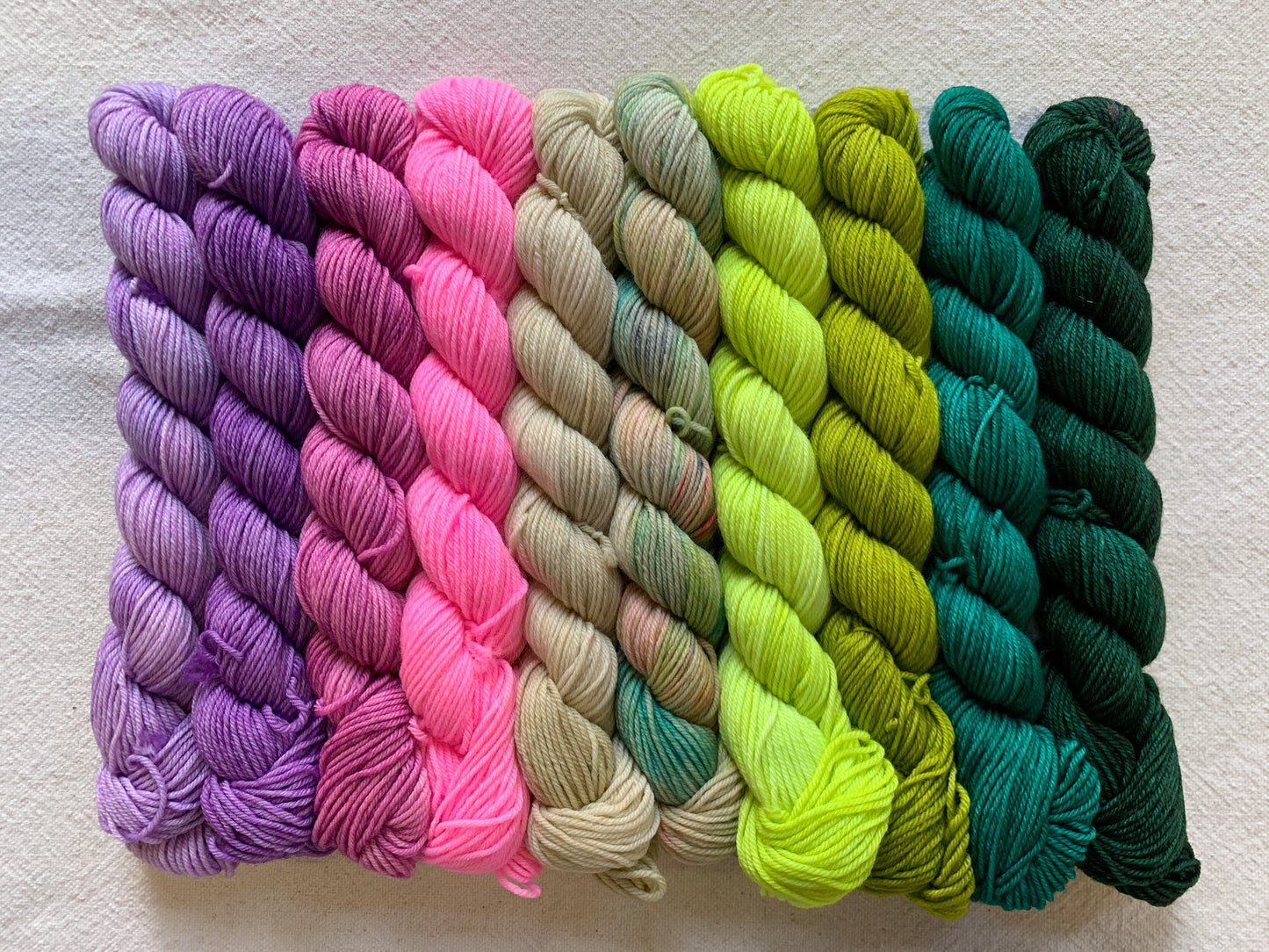 watercolors mini skein sets