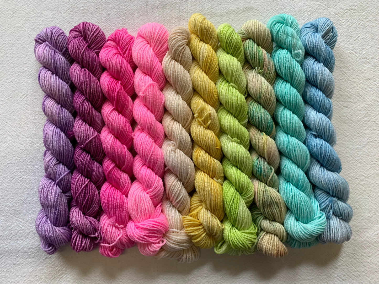 watercolors mini skein sets
