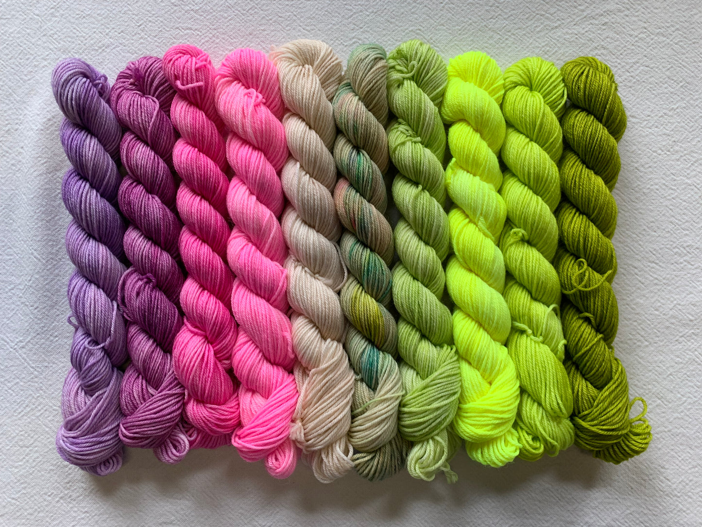 watercolors mini skein sets