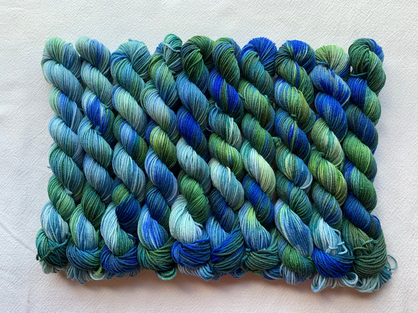 Effortless Gradient - in stock - OOAK blue/green