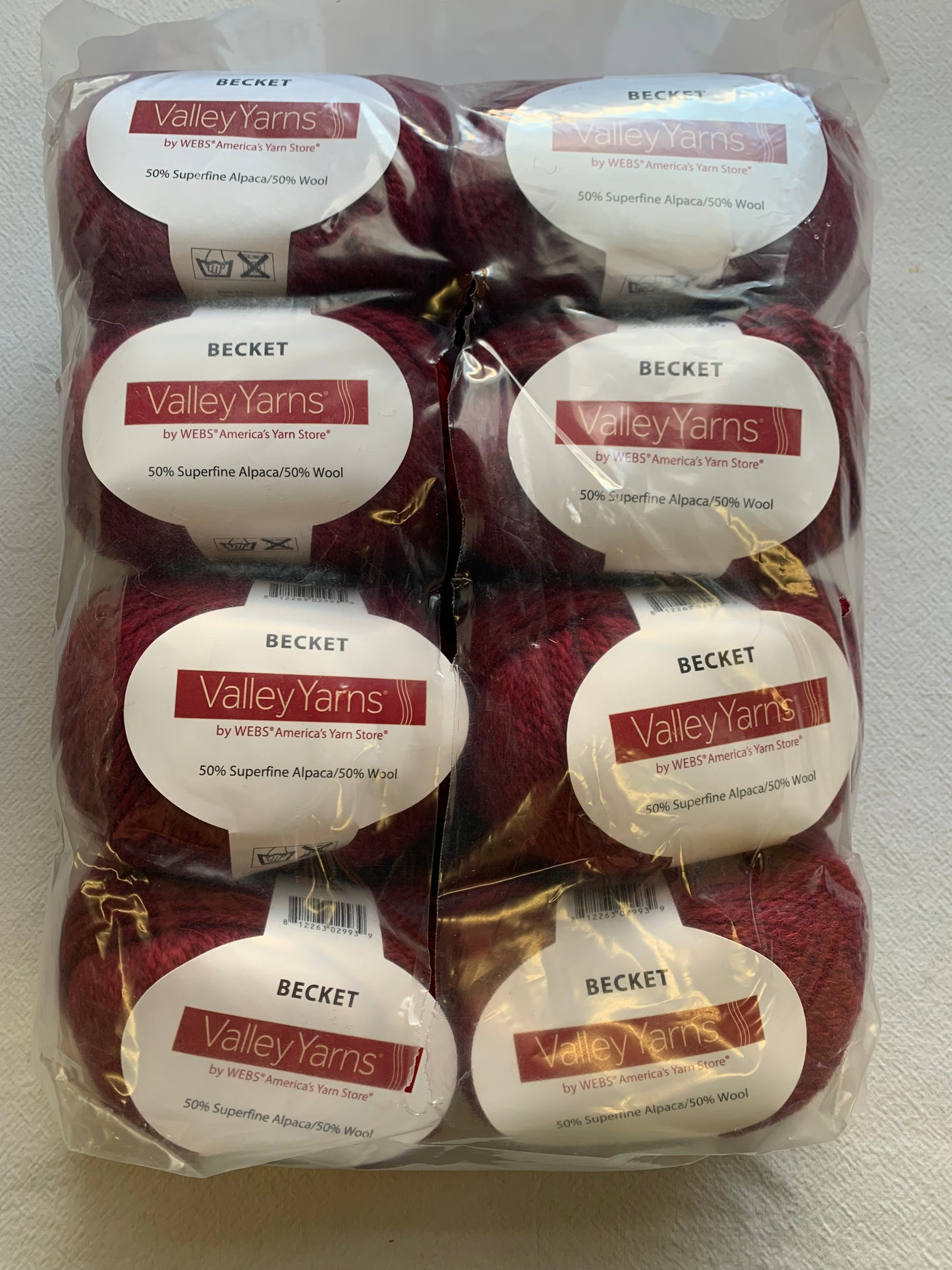 Stash sale no. 45 - Valley Yarns Becket in Garnet