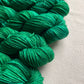 merino worsted - one of a kind green