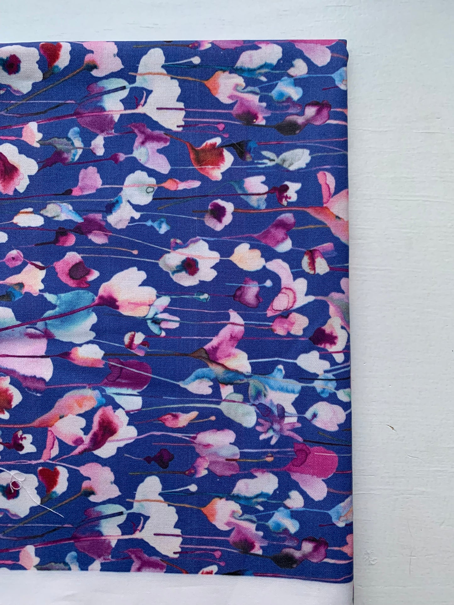 Periwinkle Sheep canvas tote bag