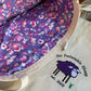 Periwinkle Sheep canvas tote bag