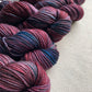 merino dk - one of a kind colorway with blues and purples