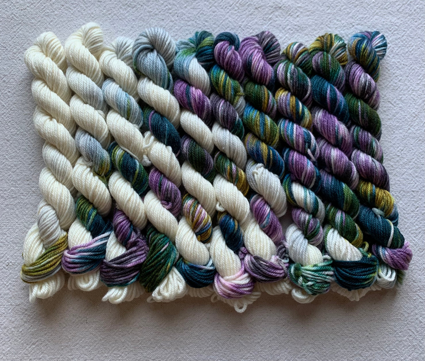 Effortless Gradients - merino dk - set of 10 mini skeins