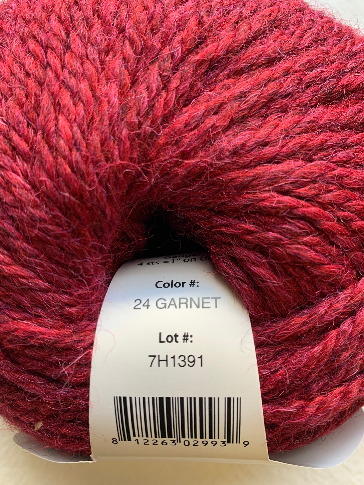 Stash sale no. 45 - Valley Yarns Becket in Garnet