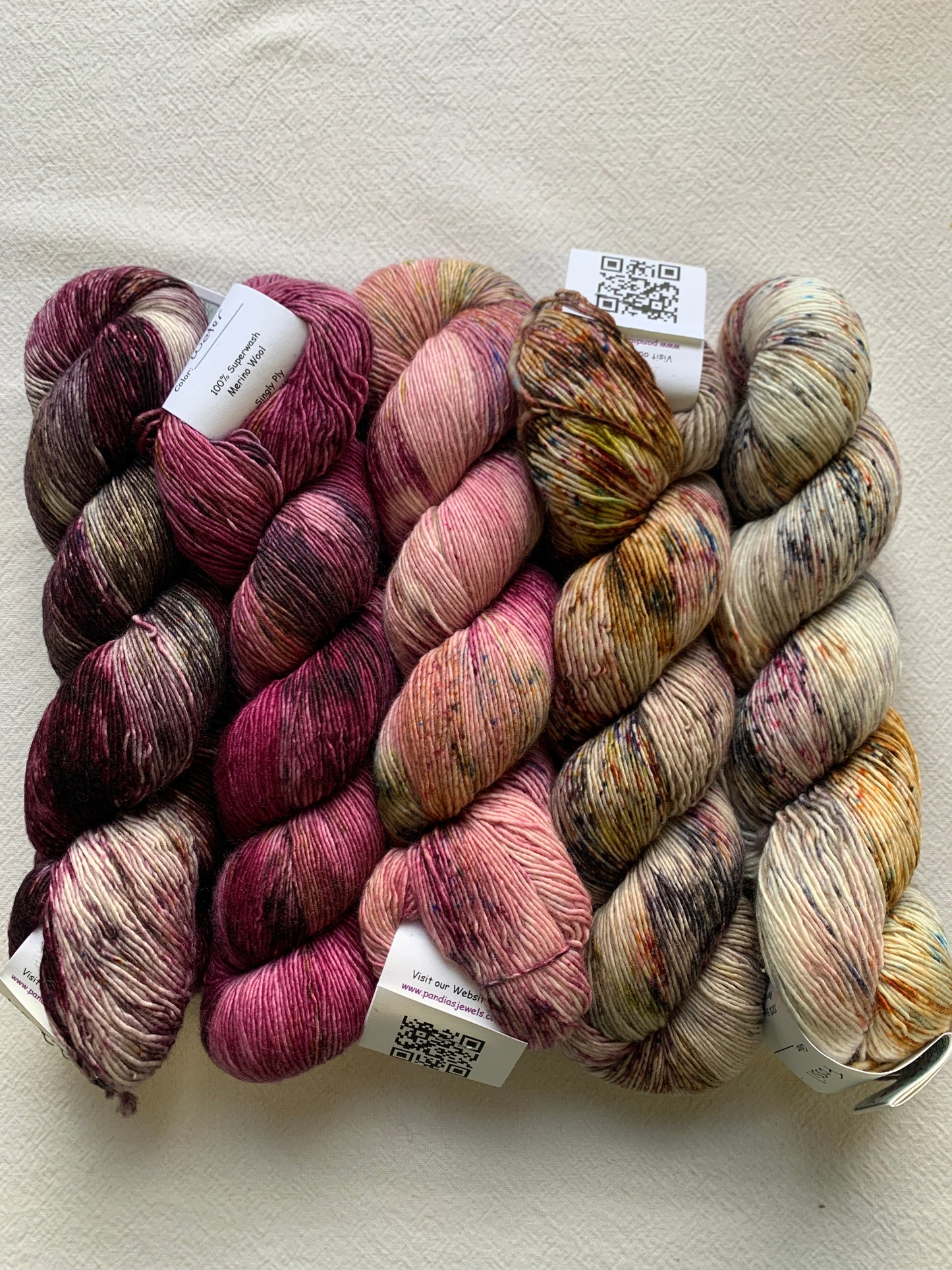 STASH SALE no. 37 Pandia’s Jewels - 5 skein fade set