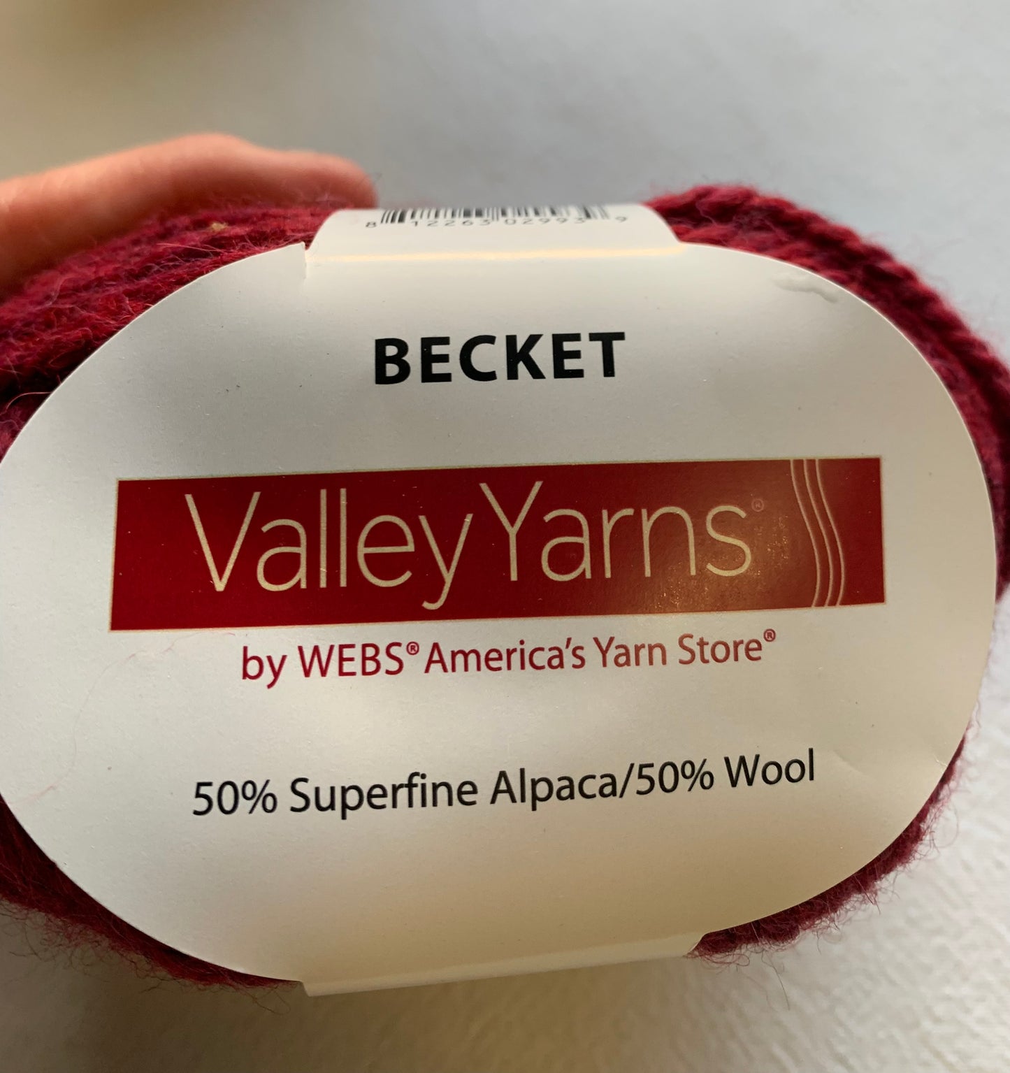 Stash sale no. 45 - Valley Yarns Becket in Garnet