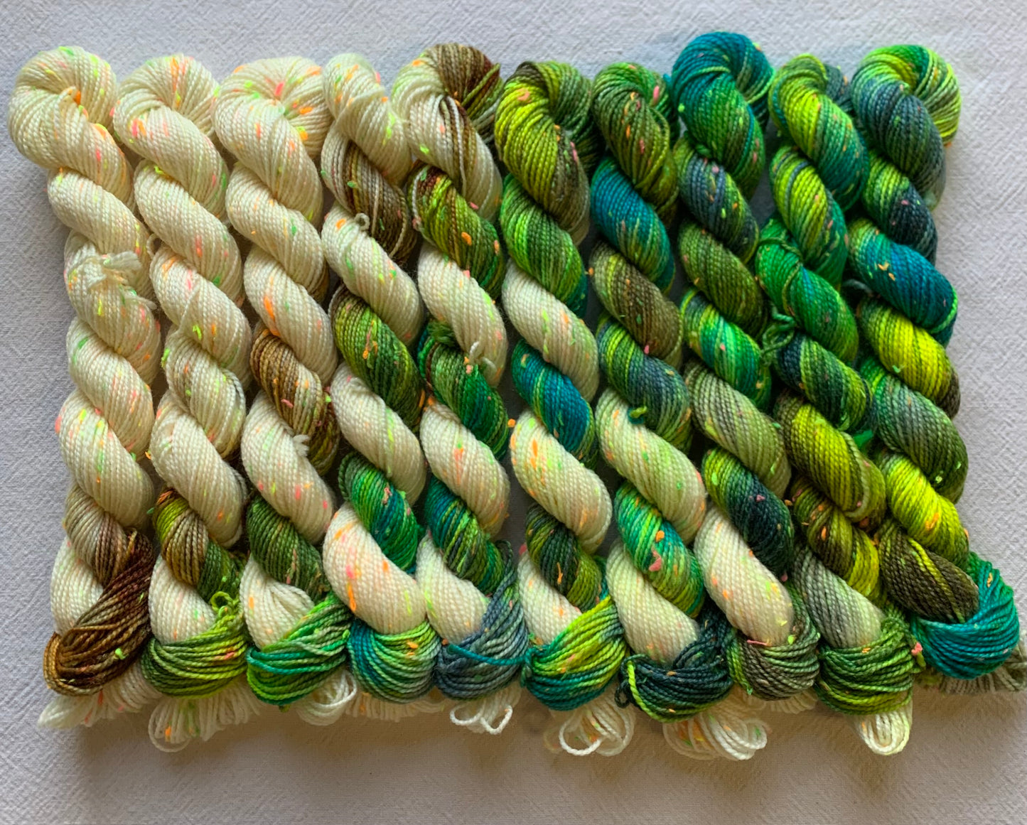 Effortless Gradients set of 10 - Freckles / Yarnfetti