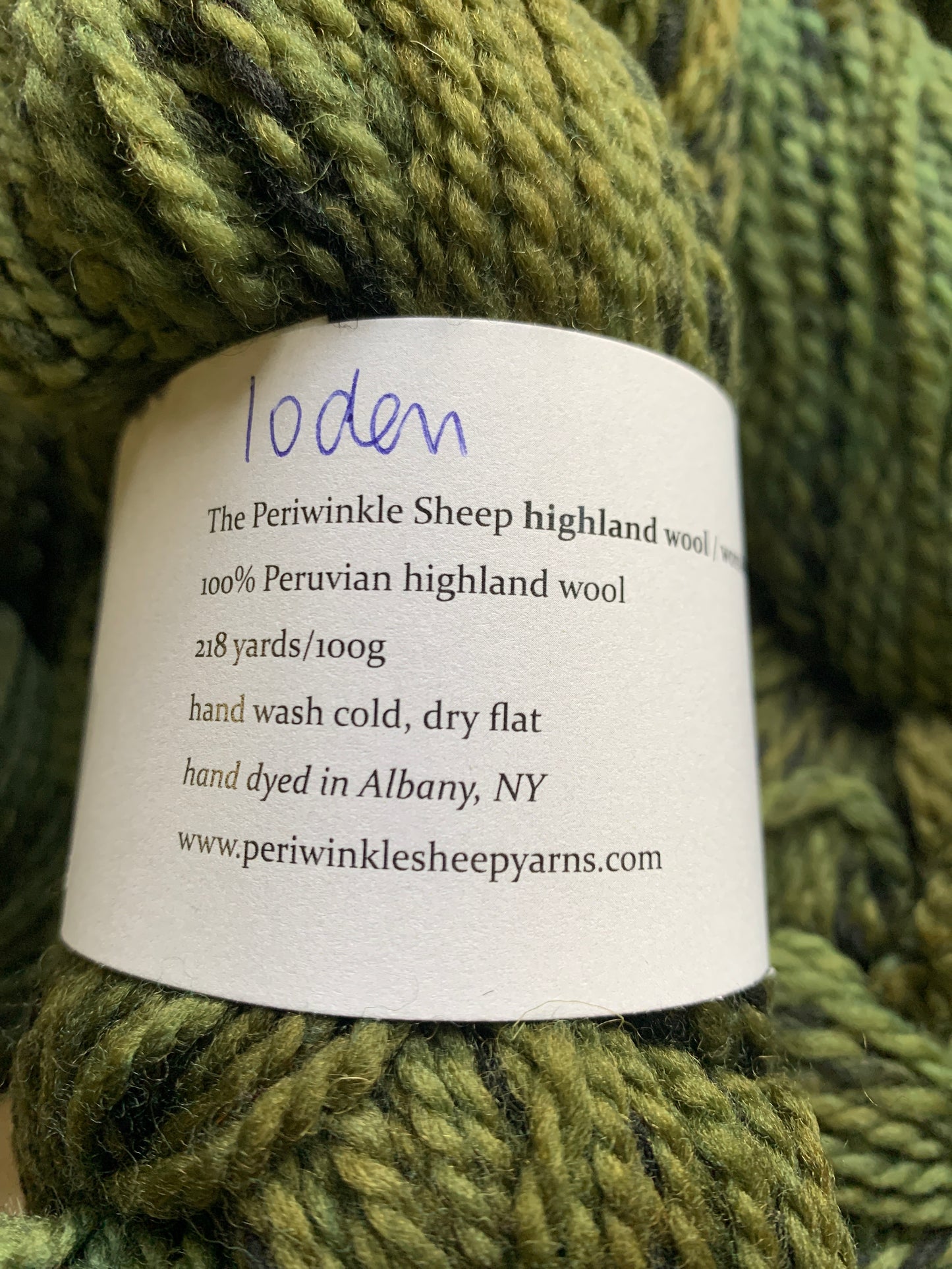 Stash Sale no. 39 Periwinkle Sheep highland wool worsted