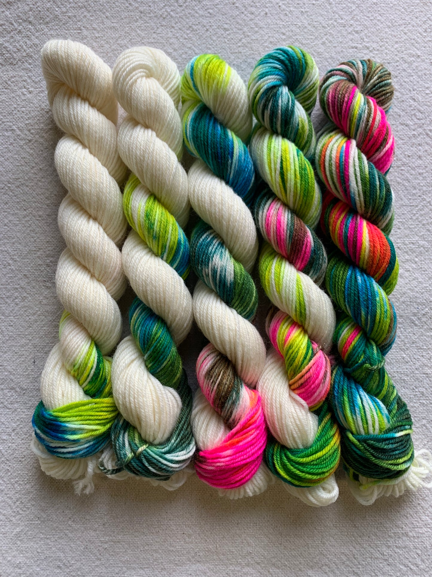 OOAK mini skein gradient set